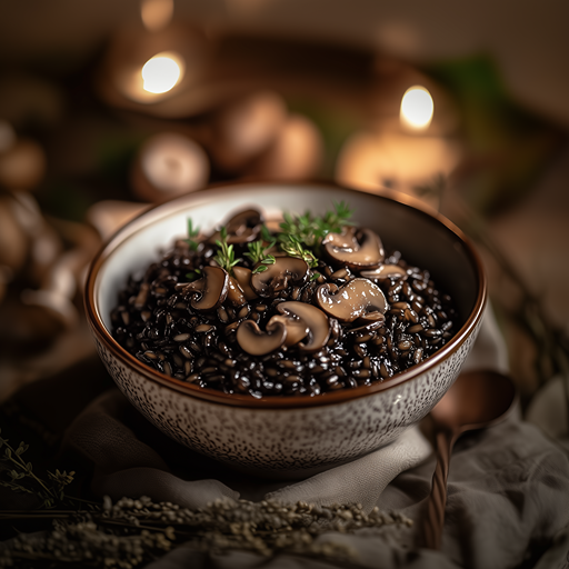Refeição de Arroz Negro e Funghi em 35 Minutos | ChefBrico